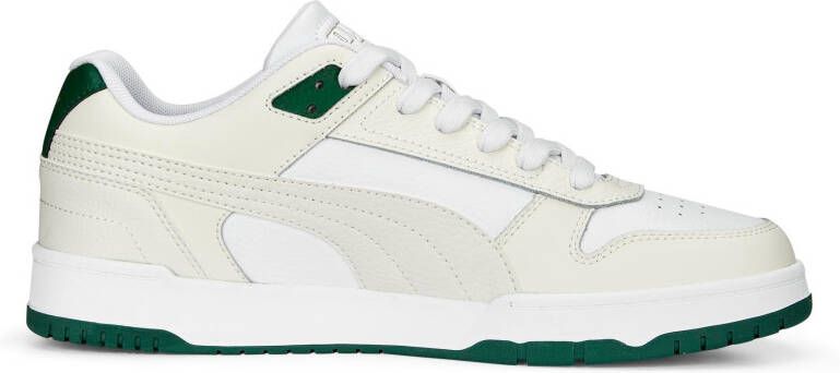 PUMA Rebound Game Low Sneakers Beige Groen Wit