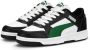 PUMA Rebound JOY Lo Jr Unisex Sneakers White ArchiveGreen Black - Thumbnail 6