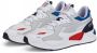 Puma Unisex Synthetische Sneakers met Rubberen Zool White - Thumbnail 3