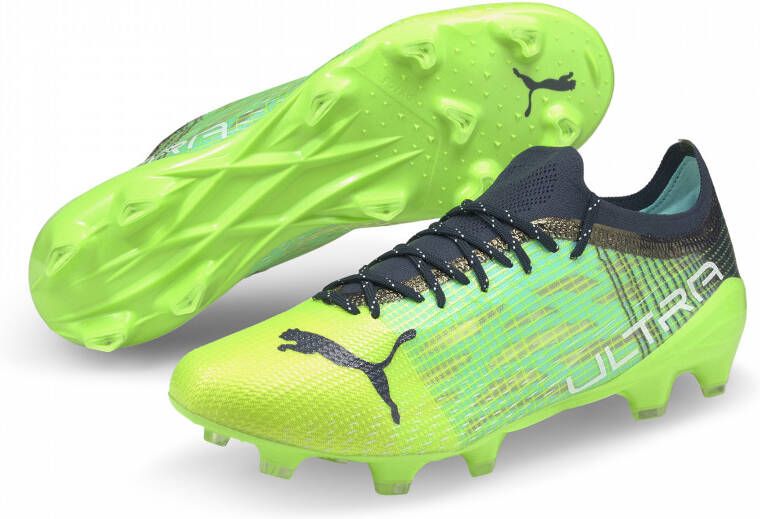 PUMA Ultra 1.3 Gras Kunstgras Voetbalschoenen (MG) Groen Blauw - Foto 3