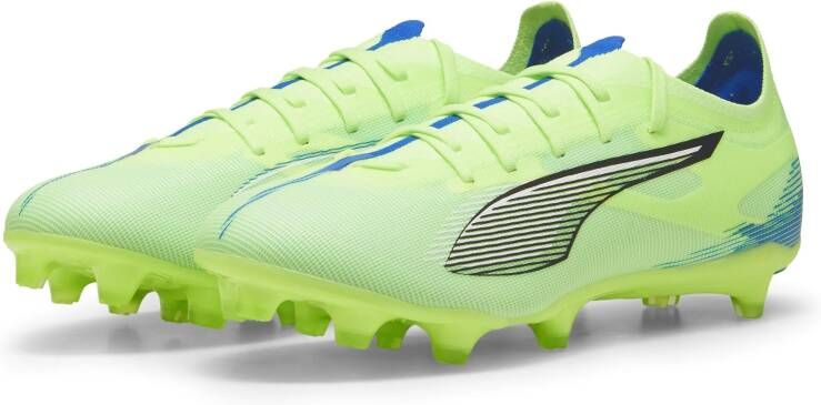 PUMA Ultra 5 Match Gras Kunstgras Voetbalschoenen (MG) Groen Blauw Zwart Wit