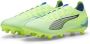 PUMA Ultra 5 Match Gras Kunstgras Voetbalschoenen (MG) Groen Blauw Zwart Wit - Thumbnail 4