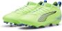 PUMA Ultra 5 Match Gras Kunstgras Voetbalschoenen (MG) Kids Groen Blauw Zwart Wit - Thumbnail 2