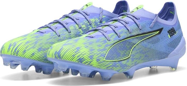 PUMA Ultra 5 Ultimate Chasing The Dream Gras Voetbalschoenen (FG) Paars Groen Zwart