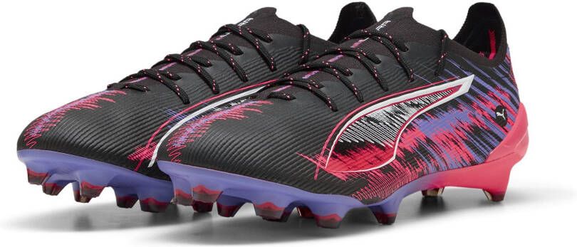 PUMA Ultra 5 Ultimate F1 Gras Voetbalschoenen (FG) Zwart Roze Paars