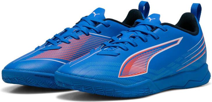 PUMA Ultra 6 Play Zaalvoetbalschoenen (IN) Kids Blauw Wit Felrood