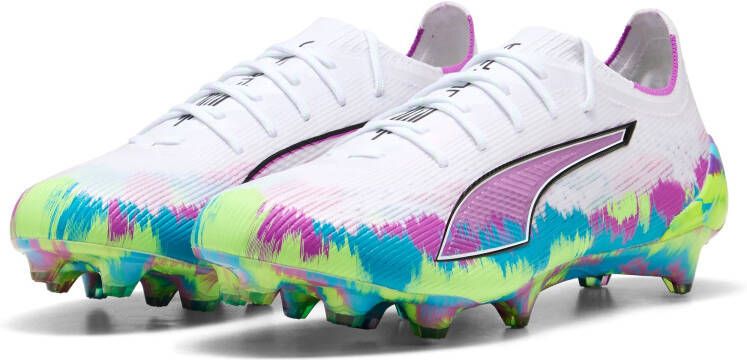 PUMA Ultra 6 Ultimate Brilliance Gras Voetbalschoenen (FG) Dames Wit Paars Blauw