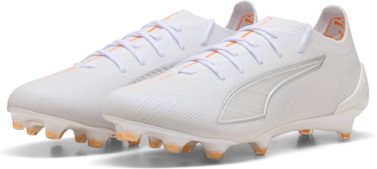 PUMA Ultra 6 Ultimate Gras Voetbalschoenen (FG) Wit Zilver Oranje