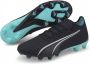 PUMA Ultra Match Gras Kunstgras Voetbalschoenen (MG) Zwart Wit Blauw - Thumbnail 4