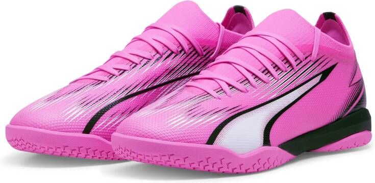 PUMA Ultra Match Zaalvoetbalschoenen (IN) Roze Wit Zwart