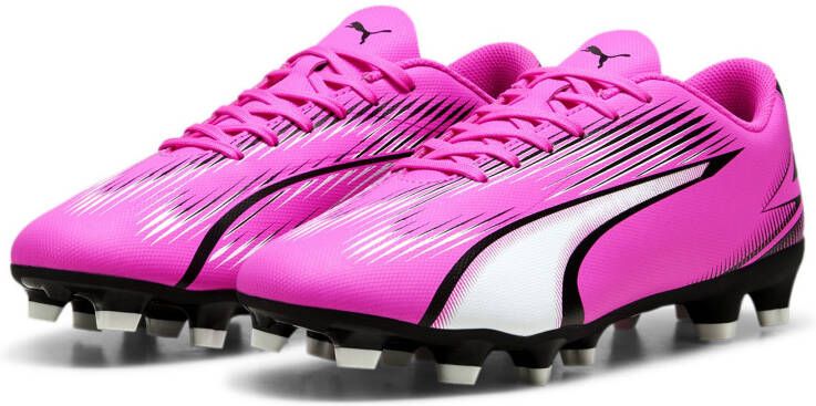 PUMA Ultra Play Gras Kunstgras Voetbalschoenen (MG) Roze Wit Zwart