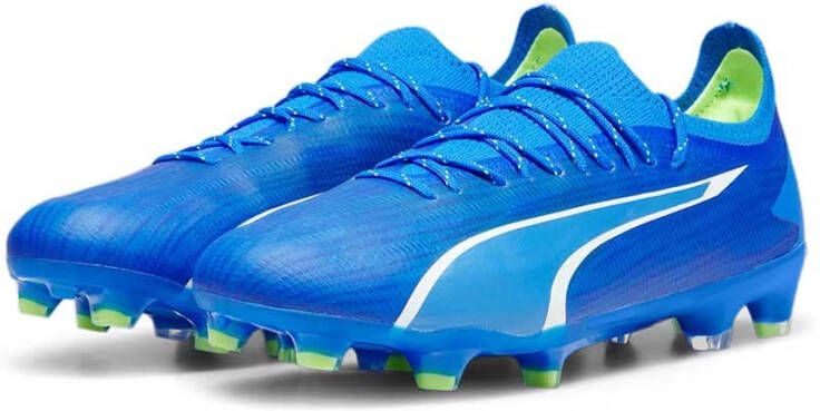 PUMA Ultra Ultimate Gras Kunstgras Voetbalschoenen (MG) Blauw Wit Felgroen