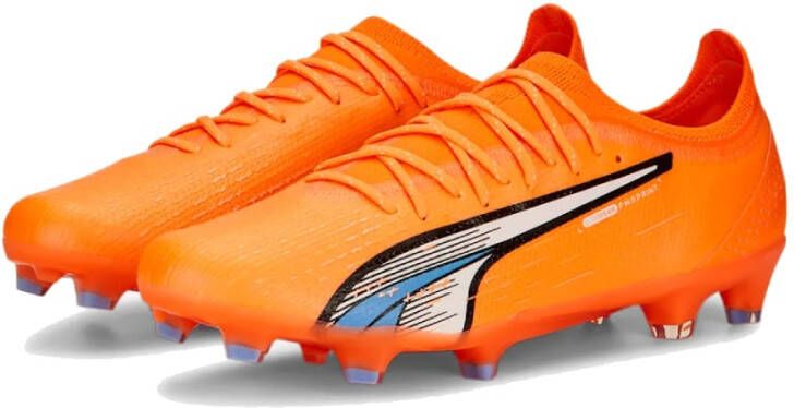 PUMA Ultra Ultimate Gras Kunstgras Voetbalschoenen (MG) Oranje Wit Blauw