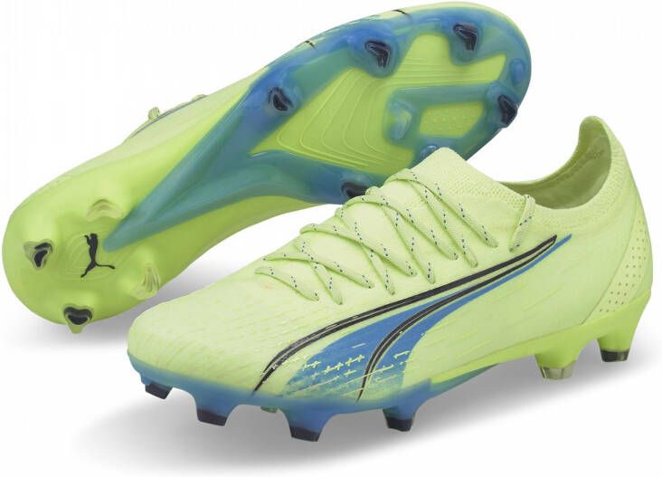PUMA Ultra Ultimate Gras Kunstgras Voetbalschoenen (MG) Dames Lichtgroen Blauw Zwart - Foto 2