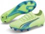 PUMA Ultra Ultimate Gras Kunstgras Voetbalschoenen (MG) Lichtgroen Blauw Zwart - Thumbnail 5