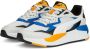 PUMA X-Ray Speed Jr Unisex Sneakers FeatherGray White VictoriaBlue Zinnia - Thumbnail 3