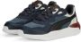 Puma X-ray Speed sneakers donkerblauw zwart grijs Jongens Meisjes Mesh 32 - Thumbnail 2