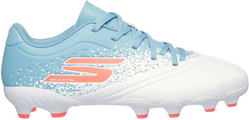 Skechers Razor 1.5 Gras Voetbalschoenen (FG) Kids Wit