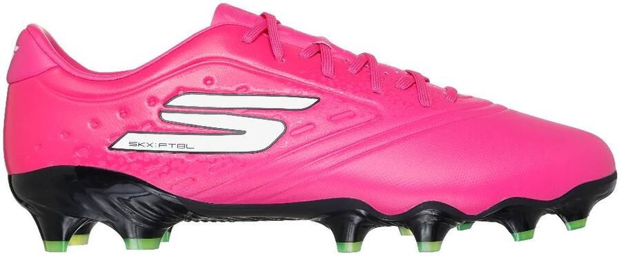 Skechers Razor 1.5 Academy Gras Voetbalschoenen (FG) Roze Zwart