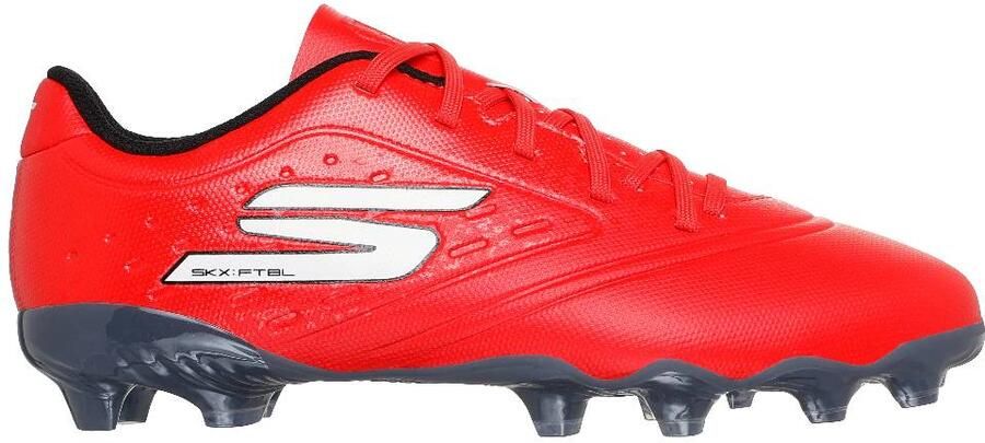 Skechers Razor 1.5 Gras Voetbalschoenen (FG) Kids Rood Zwart Wit