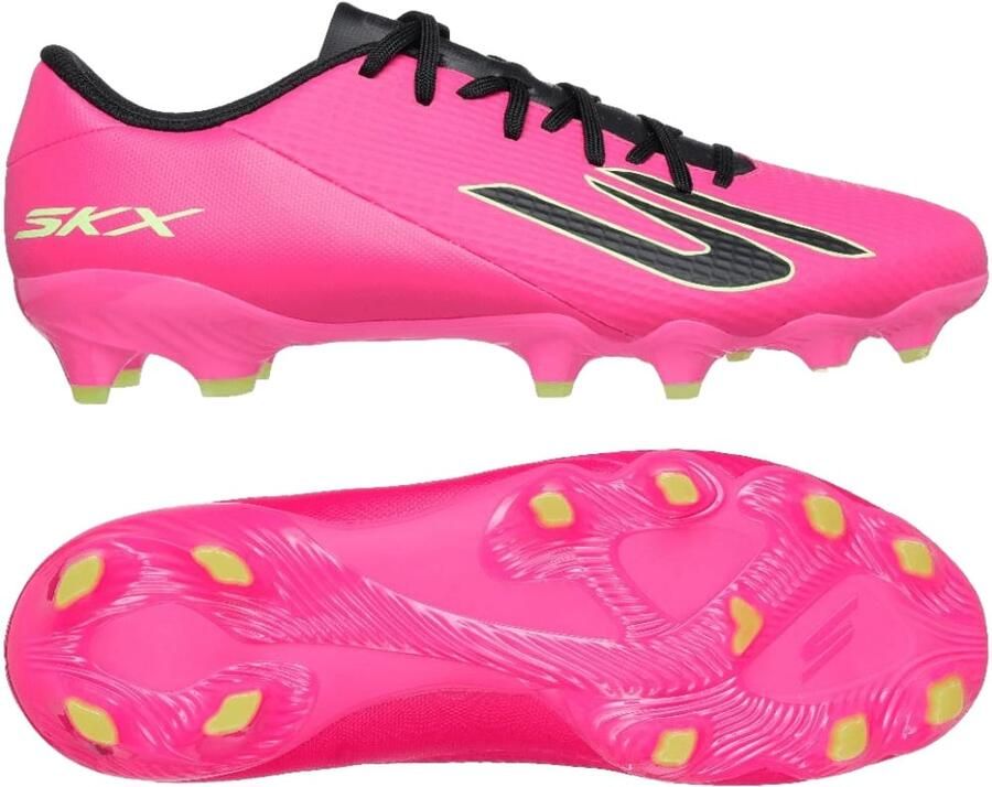 Skechers SKX_2 Academy Gras Voetbalschoenen (FG) Roze Zwart