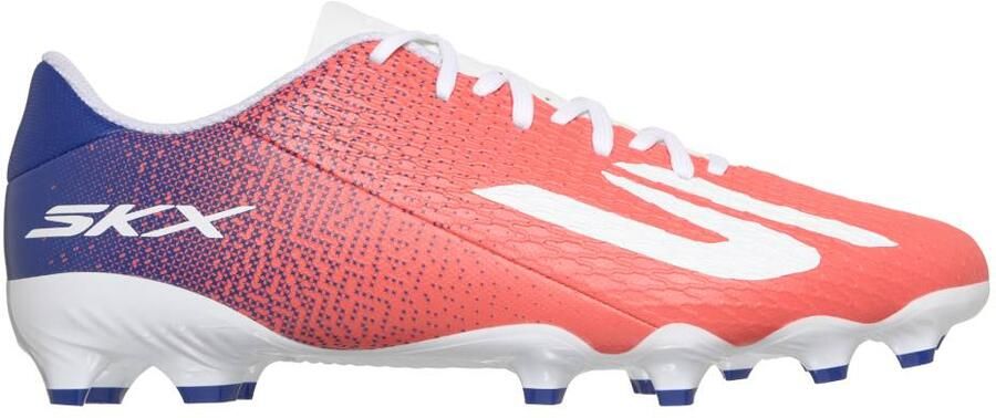 Skechers SKX_2 Club Gras Kunstgras Voetbalschoenen (MG) Wit Felrood Blauw Roze