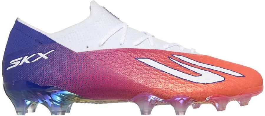 Skechers SKX_2 Elite Gras Voetbalschoenen (FG) Wit Felrood Blauw Roze