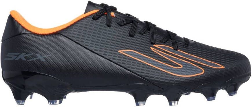 Skechers SKX_2 Academy Gras Voetbalschoenen (FG) Zwart Oranje