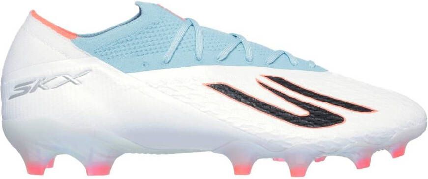 Skechers SKX_2 Elite Gras Voetbalschoenen (FG) Wit Blauw Oranje