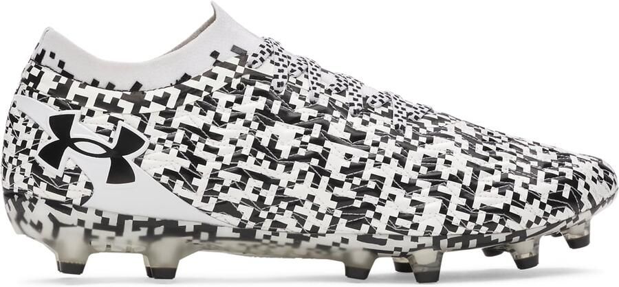 Under Armour Magnetico Pro 5 Gras Voetbalschoenen (FG) Zwart Wit