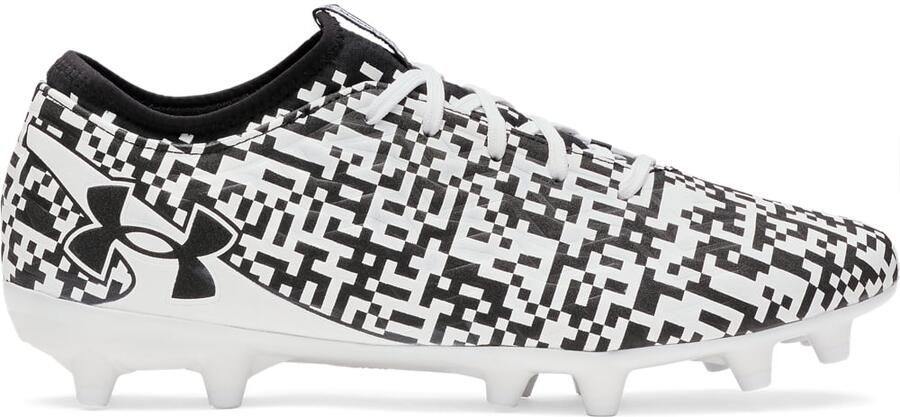 Under Armour Magnetico Select 5 Gras Voetbalschoenen (FG) Zwart Wit
