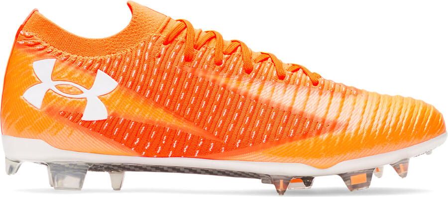 Under Armour Shadow Elite 3 Gras Voetbalschoenen (FG) Oranje Wit