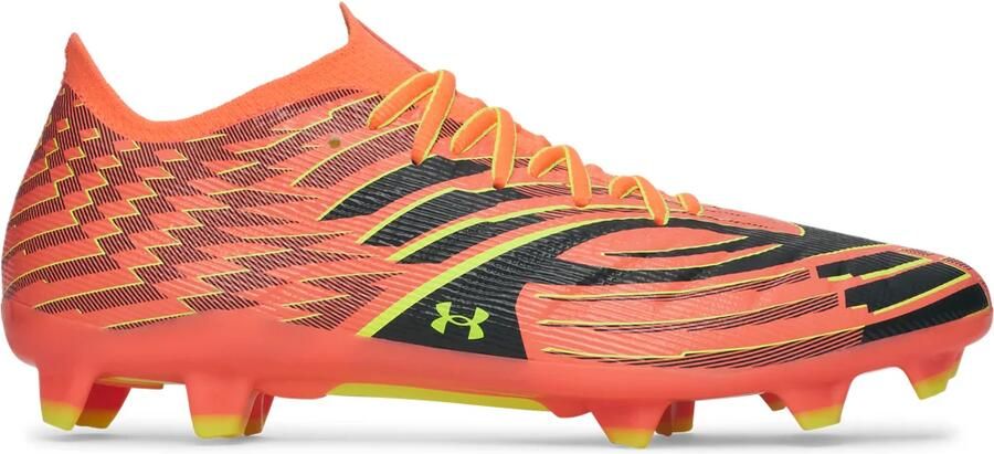 Under Armour Shadow Pro 4 Gras Voetbalschoenen (FG) Oranje Geel Zwart