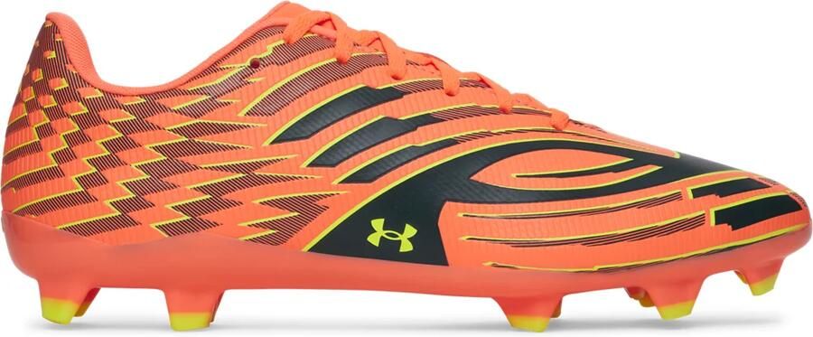 Under Armour Shadow Select 4 Gras Voetbalschoenen (FG) Oranje Geel Zwart