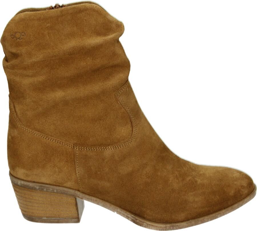 Aqa A8895 A60 Enkelaarzen Cognac Suede Dames Cogna
