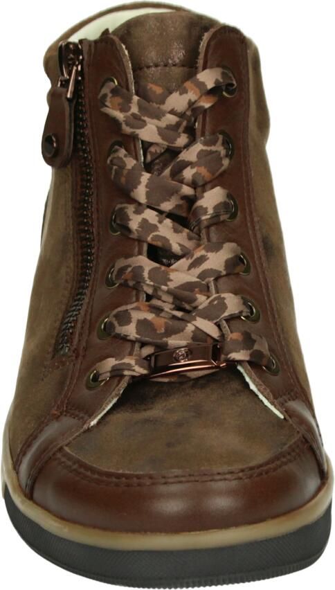 Ara 1214499 OM-ST-HIGH-SOFT Hoge sneakers Veterboots Dames veterschoenen Dames sneakersHalf-hoge schoenen Bruin - Foto 3