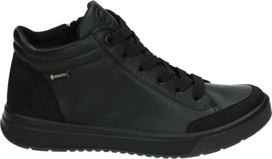 Ara 1250030 Hoge sneakers Dames veterschoenen Dames sneakersHalf-hoge schoenen Veterboots Zwart