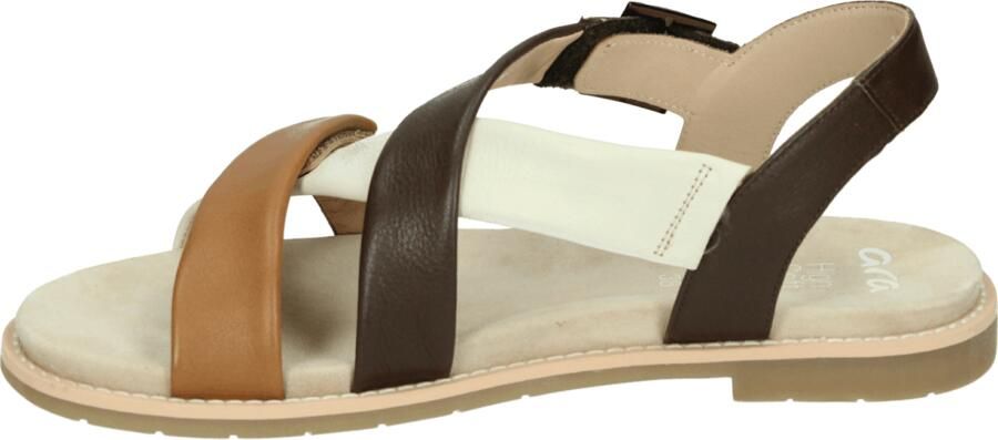 Ara 1253606 ELBA-S Platte sandalen Bruin