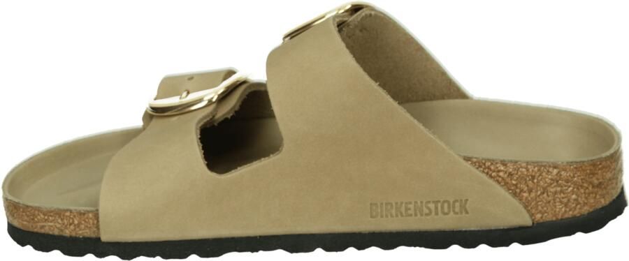 BIRKENSTOCK Slippers Dames Arizona Big Buckle Leer Beige - Foto 14