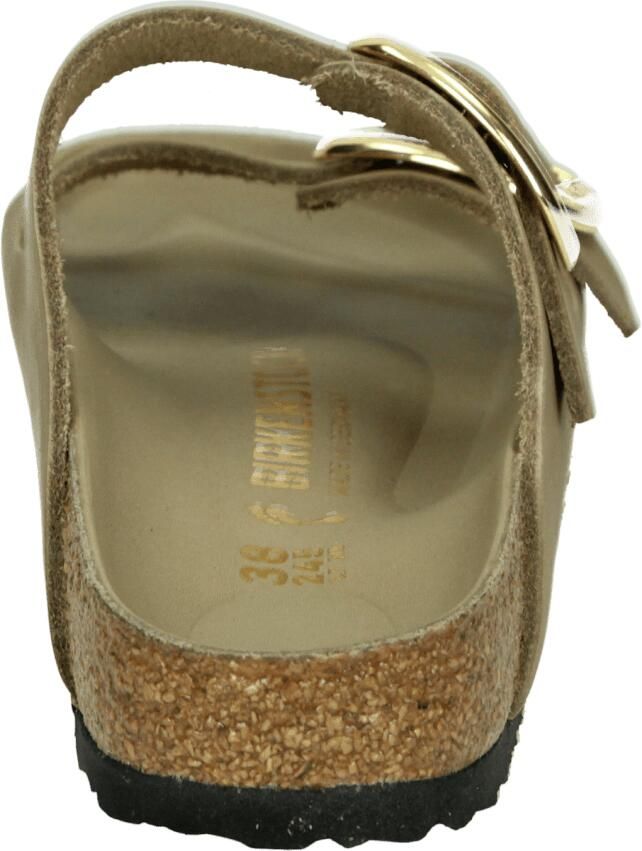 BIRKENSTOCK Slippers Dames Arizona Big Buckle Leer Beige - Foto 11
