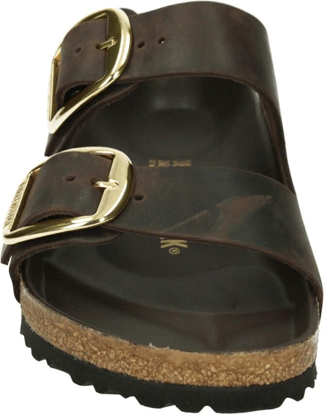 Birkenstock ARIZONA BIG BUCKLE LEATHER Dames slippers Bruin - Foto 2