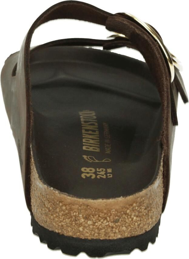 Birkenstock ARIZONA BIG BUCKLE LEATHER Dames slippers Bruin - Foto 3