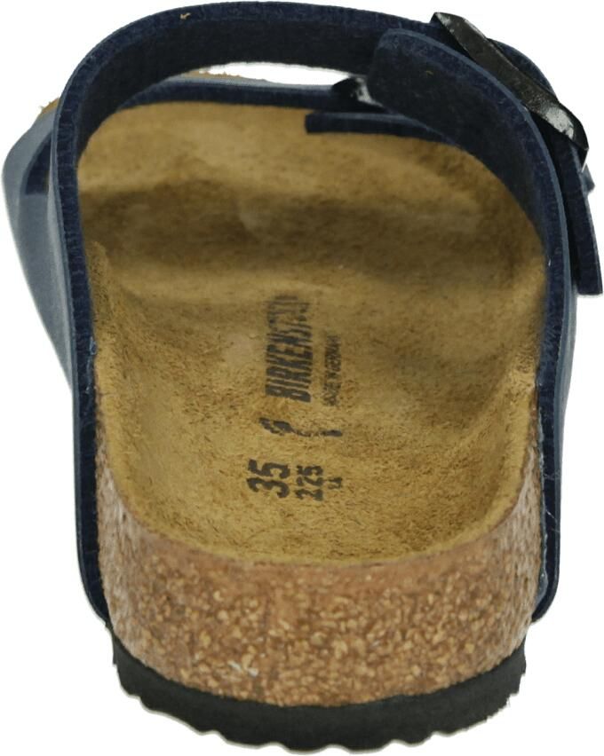 Birkenstock Arizona Kids Slippers Navy Narrow fit | Blauw | Imitatieleer - Foto 4