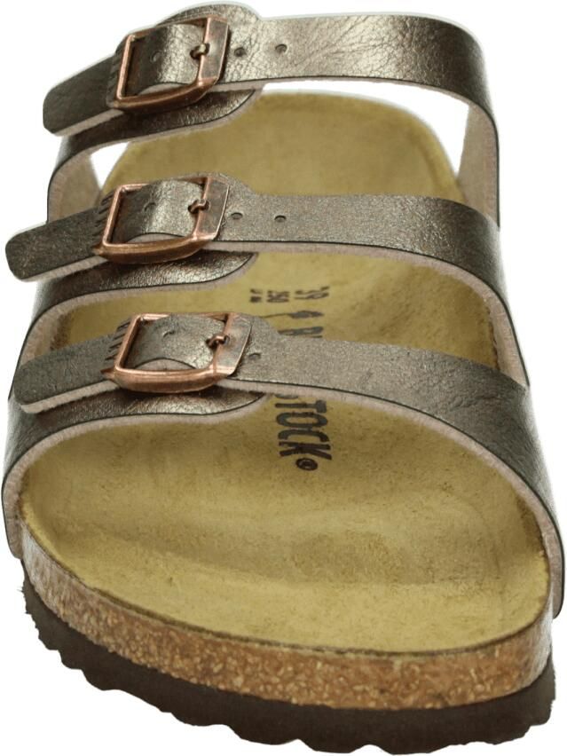 BIRKENSTOCK Slippers Dames Florida Bs Leatherlook Bronskleurig - Foto 7