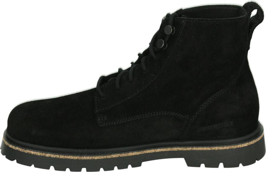 Birkenstock HIGHWOOD LACE MID SUEDE LTHR Heren sneakers Heren veterschoenVrije tijd half-hoog Zwart