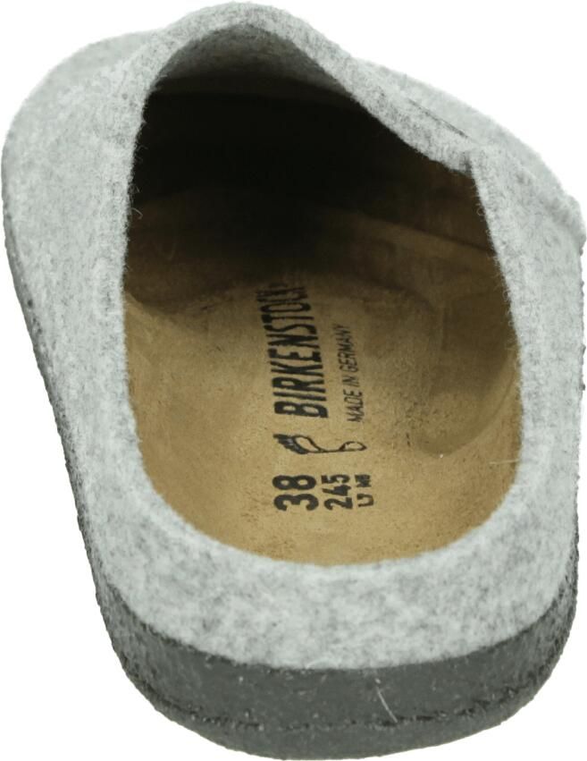 Birkenstock Pantoffels Zermatt Wolvilt Sloffen Standard Grijs Regular - Foto 4