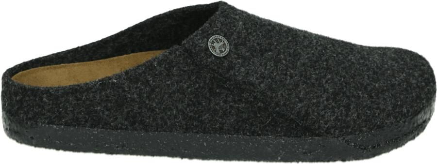 Birkenstock Zermatt Pantoffels Anthracite Regular fit | Zwart | Wolvilt - Foto 17