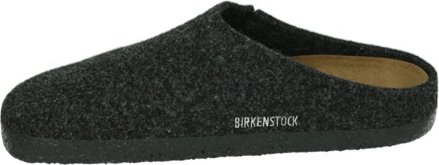Birkenstock Zermatt Pantoffels Anthracite Regular fit | Zwart | Wolvilt - Foto 8