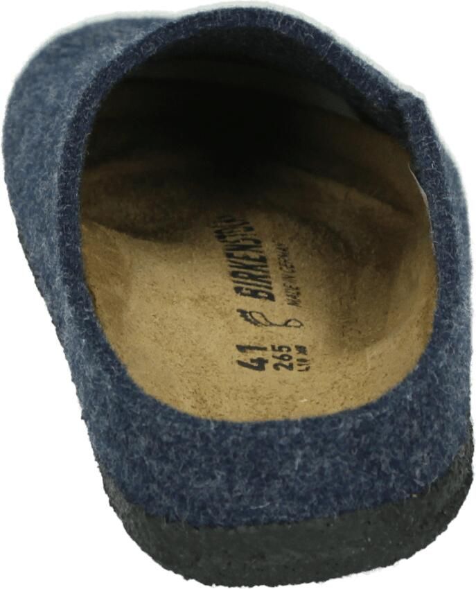 Birkenstock Pantoffels Andermatt Wolvilt Sloffen Standaard Blauw Regular - Foto 5