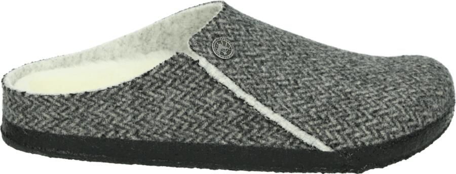 Birkenstock ZERMATT SHEAR FELT Dames pantoffels Heren pantoffels Grijs
